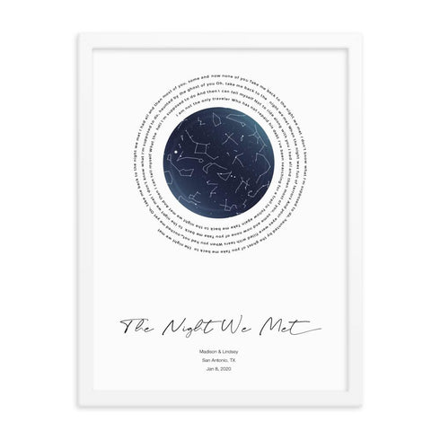 Custom Song Lyrics Star Maps